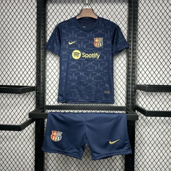 24/25 Kids Barcelona Away Navy Jersey — Fútbol Club Barcelona (femenino)
