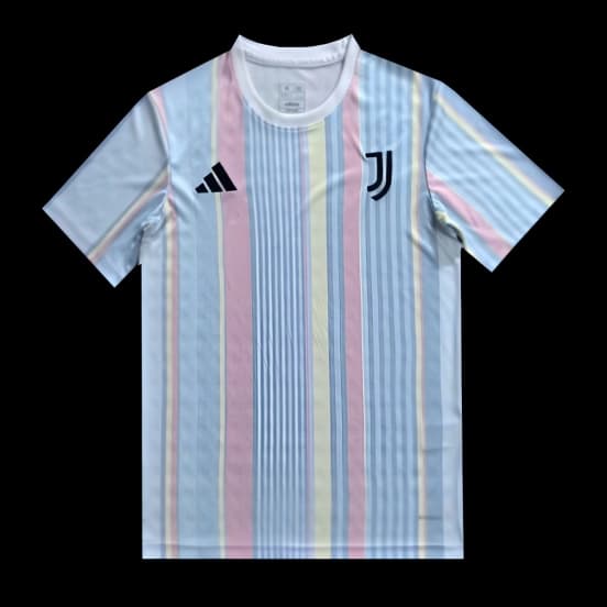 25/26 Juventus White with Rainbow Stripes Jersey — Juventus de Turín