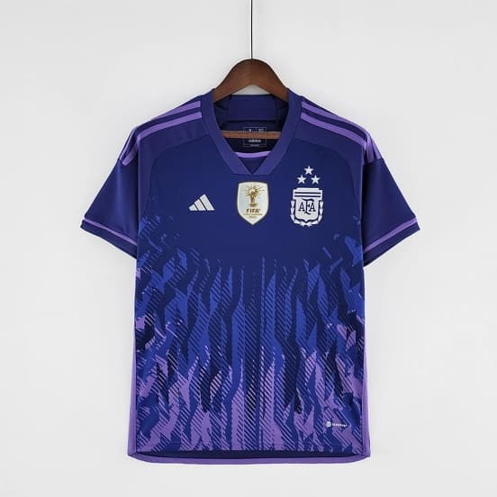 3 Stars 2022 Argentina Away Jersey — jersey