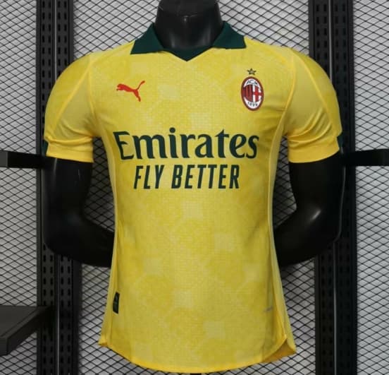 Player Version 25/26 AC Milan Third Yellow Jersey — Associazione Calcio Milan