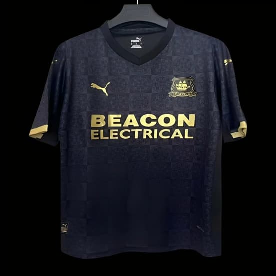 25/26 Plymouth Argyle Away BLACK Jersey — jersey