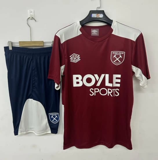 25/26 West Ham United Training Jersey Red+ Shorts — West Ham United Football Club