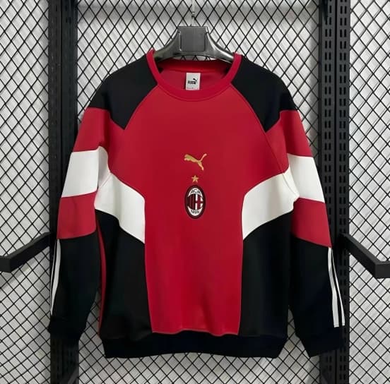 25/26 AC Milan Red/Black Sweater — Associazione Calcio Milan