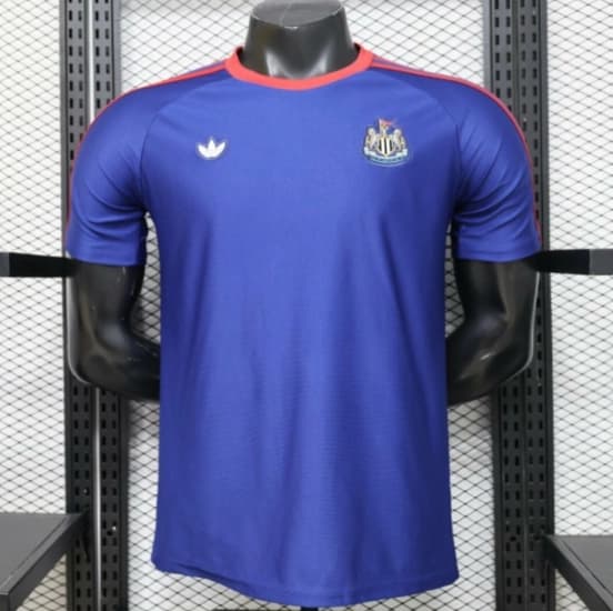Player Version 26/27 Newcastle United Blue 1990 Vintage Remake  Short Sleeve Away Jersey — Newcastle United Football Club