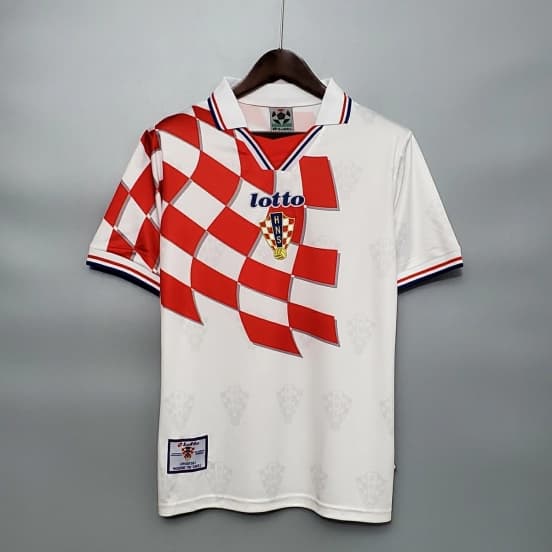 Retro 1998 Croatia away Soccer Jersey — jersey