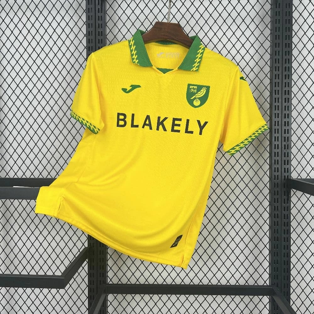2025/26 Norwich City FC Home Jersey — jersey