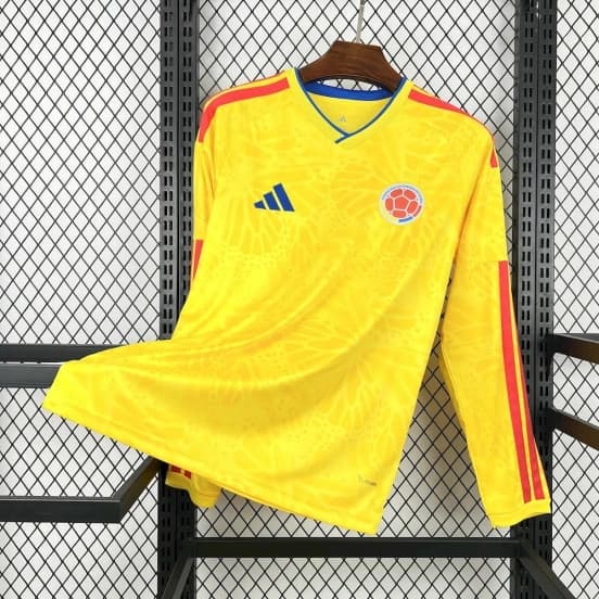 2026 Mens Colombia World Cup Home Long Sleeve Jersey — jersey