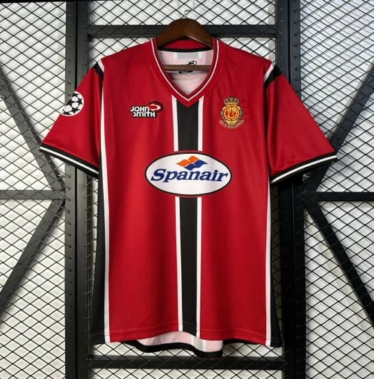 01/02 Retro Mallorca Red Home Jersey — Real Club Deportivo Mallorca