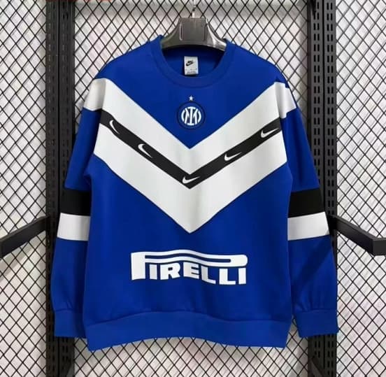 25/26 Inter Milan Blue Long Sleeve Training Top — Inter de Milán