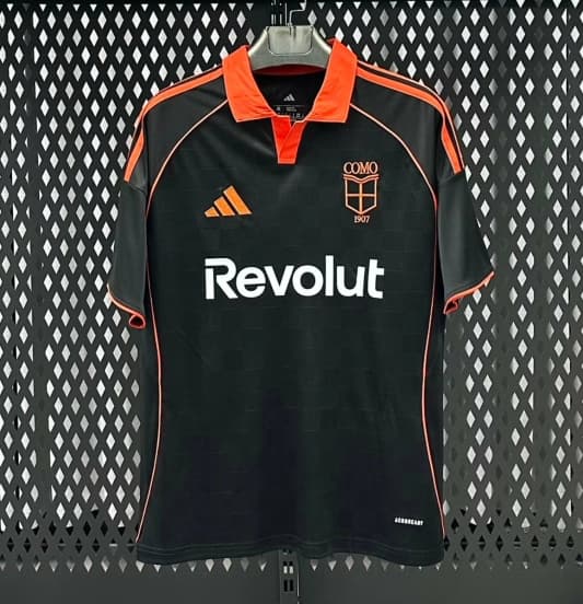 25/26 Como 1907 Third Black Jersey — Como 1907