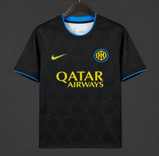 26/27 Inter Milan Academy Pro Pre-Match  Black/Yellow Jersey — Inter de Milán