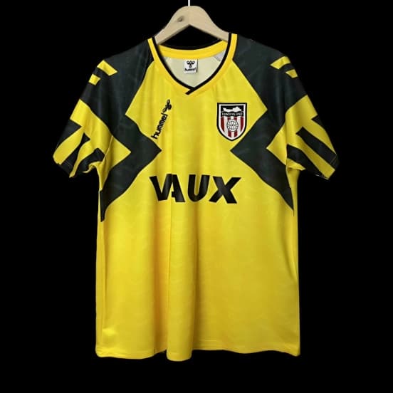 Retro 92/93 Sunderland Away Yellow Jersey — Sunderland Association Football Club