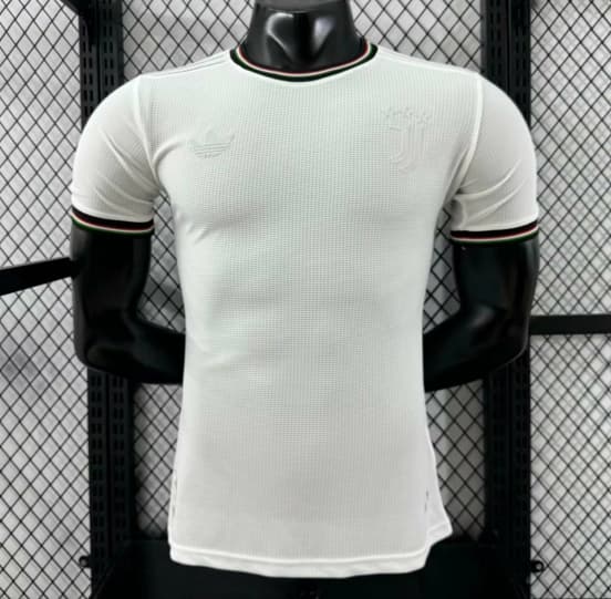 Player Version 25/26 Juventus WHITE Pre-Match Jersey — Juventus de Turín