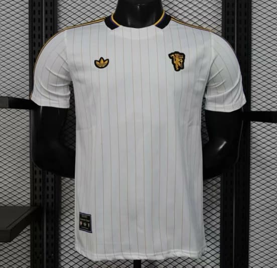 Player Version 25/26 Manchester United White Casual Jersey — Manchester United Football Club