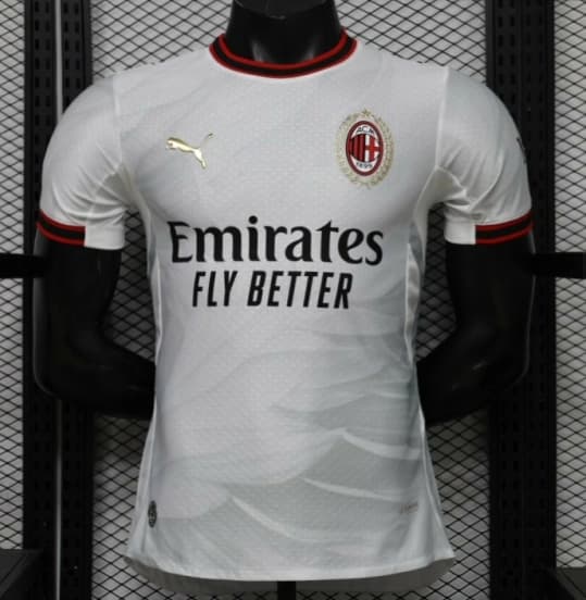 Player Version 26/27 AC Milan Away White Jersey — Associazione Calcio Milan