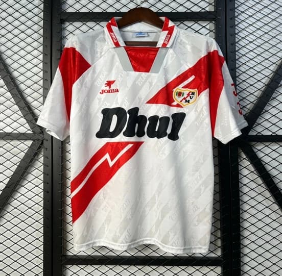 94/95 Retro Rayo Vallecano Home Jersey — Rayo Vallecano de Madrid