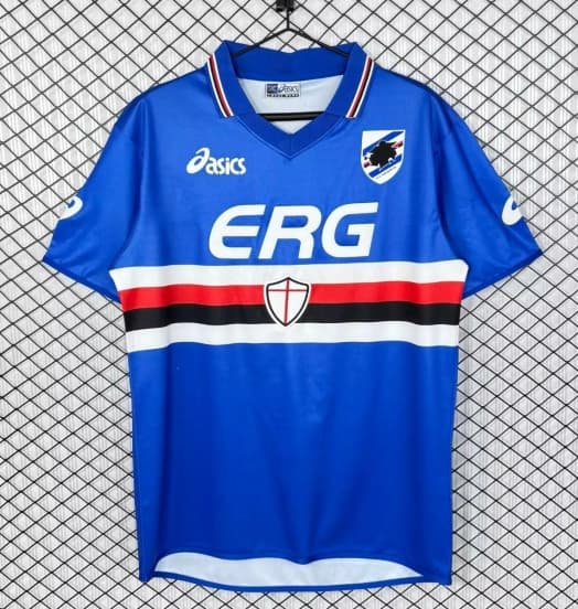 Retro 03/04 Sampdoria Home Jersey — Unione Calcio Sampdoria