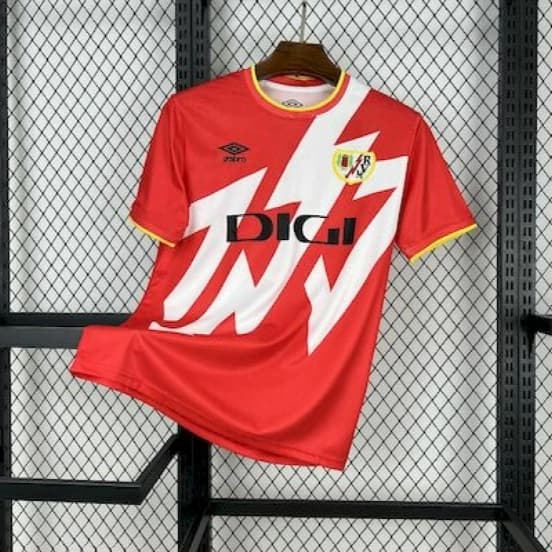 2025/26 Rayo Vallecano Home Jersey — Rayo Vallecano de Madrid