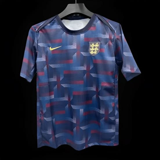 2024 England Navy Grid Special Training Jersey — jersey
