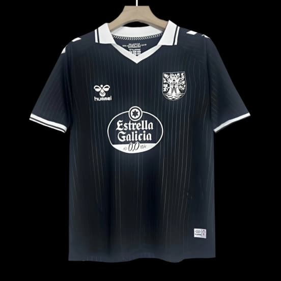 25/26 Celta Vigo 2025 Hummel "Olive Tree of 100 Years" Black Jersey — Real Club Celta de Vigo