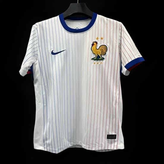 2024 France Away White Jersey — jersey