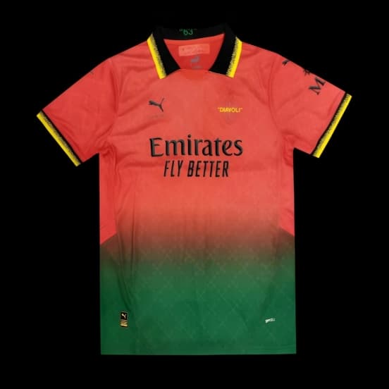 25/26 AC Milan x OFFWHITE Red Special Jersey — Associazione Calcio Milan