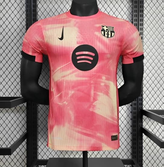 25/26 Player Version Barcelona 125th Anniversary Pink Special Edition Jersey — Fútbol Club Barcelona (femenino)