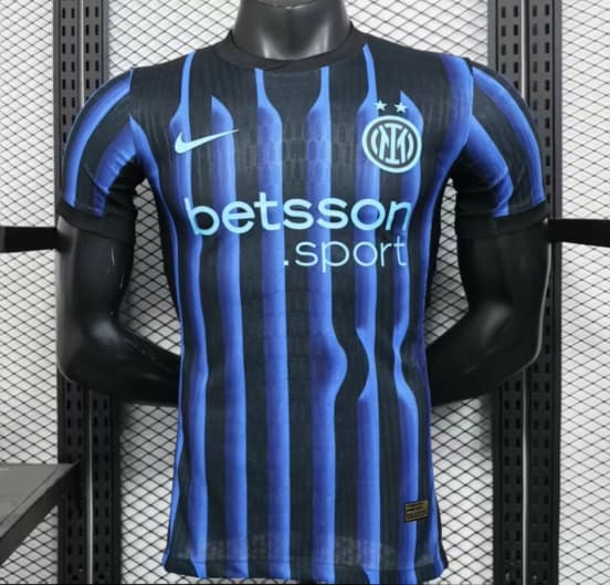 Player Version 25/26 Inter Milan Home Jersey Without Sponsor — Inter de Milán