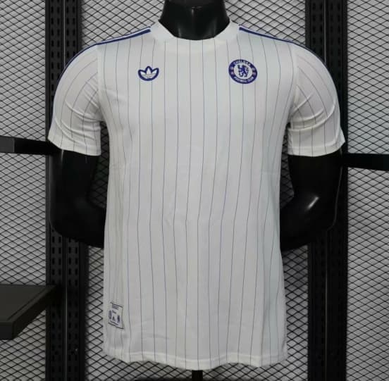 Player Version 25/26 Chelsea White Adidas Original Casual Jersey — Chelsea Football Club