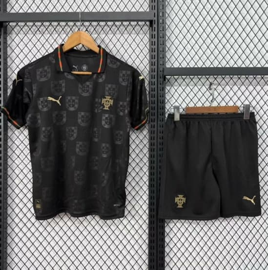 2026 Kids Portugal Black Special Edition Jersey — jersey