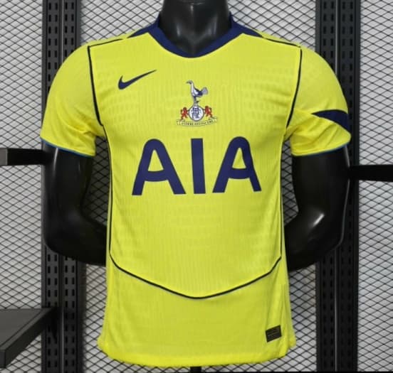 Player Version 25/26 Tottenham Hotspur Third Yellow Jersey — Tottenham Hotspur Football Club