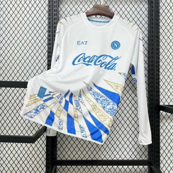2025/26 Mens Napoli Pre-Match Long Sleeve Jersey — SSC Napoli