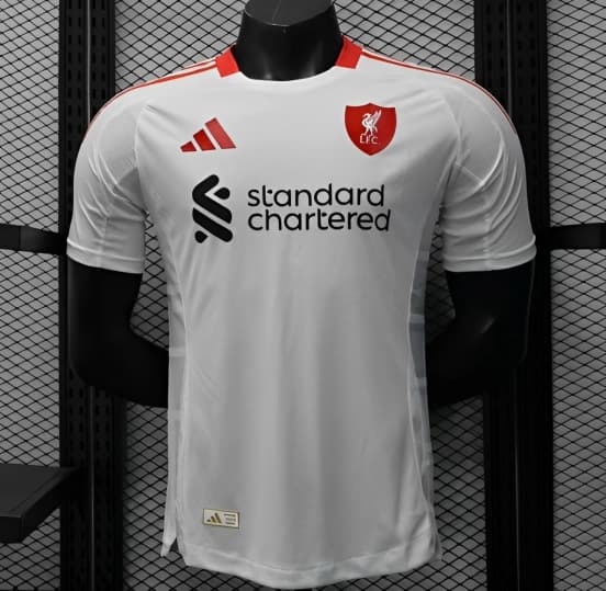 Player Version 25/26 Liverpool Away White Jersey — Liverpool Football Club