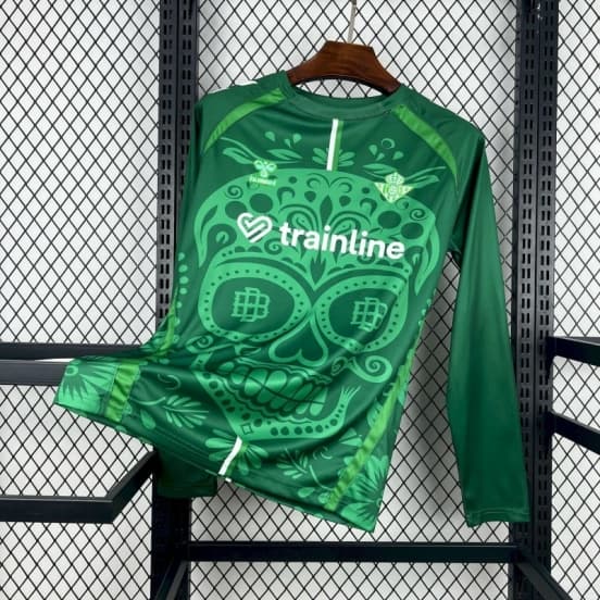 2025/26 Mens Real Betis Pre-Match Long Sleeve Jersey — Real Betis Balompié