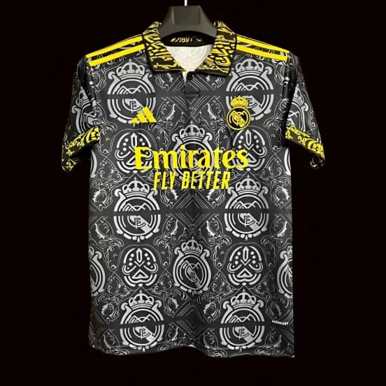 24/25 Real Madrid Black Special Pre-Match Jersey — jersey