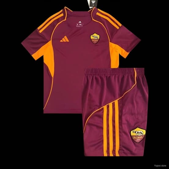 25/26 Kids Roma Home Jersey — Associazione Sportiva Roma
