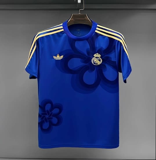 25/26 Manchester United Cultural Story Blue Chinese Lucky Knot Jersey — jersey