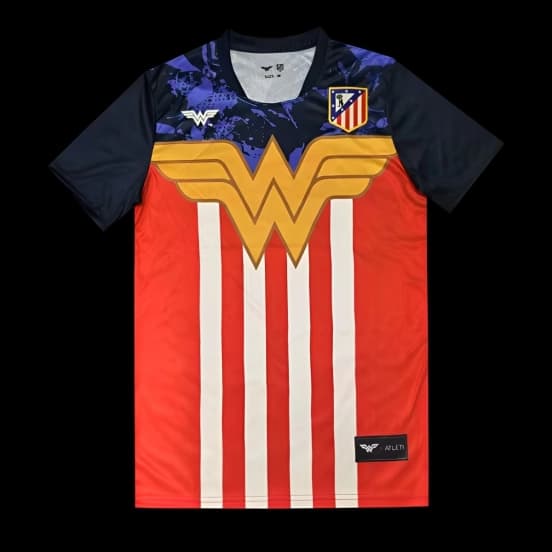25/26 Atletico Madrid Red and White with Wonder Woman Theme Jersey — Club Atlético de Madrid