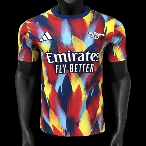 Player Version 25/26 Arsenal Multicolor with Abstract Brush Pattern Jersey — Arsenal Football Club