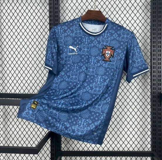 2025 Portugal Louis Vuitton Navy Special Jersey — jersey