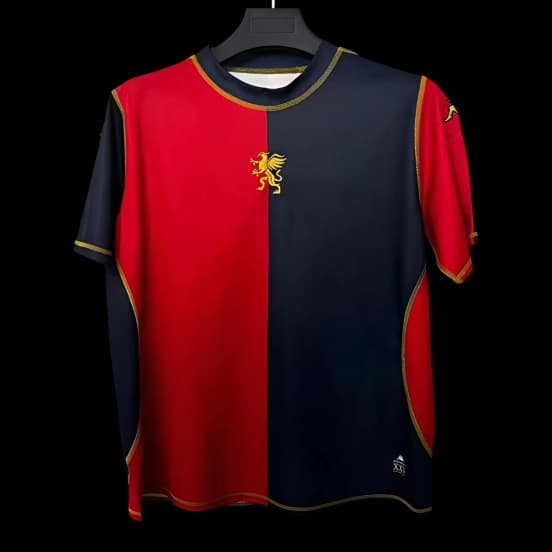 25/26 KOMBAT XXV GENOA RED-BLUE DK-YELLOW Jersey — Genoa Cricket & Football Club