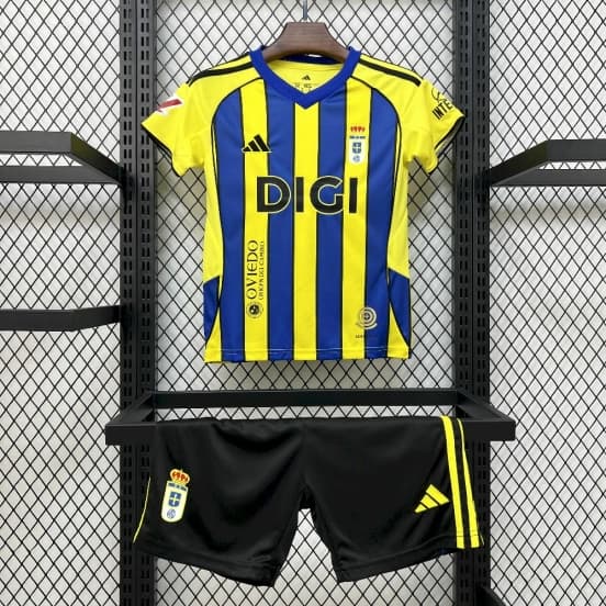2025/26 Kids Real Oviedo Away Kit — jersey