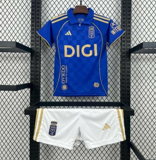25/26 Kids Real Oviedo Home Jersey — jersey