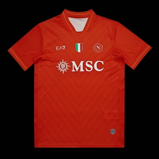25/26 Napoli Red Goalkeeper Jersey — SSC Napoli