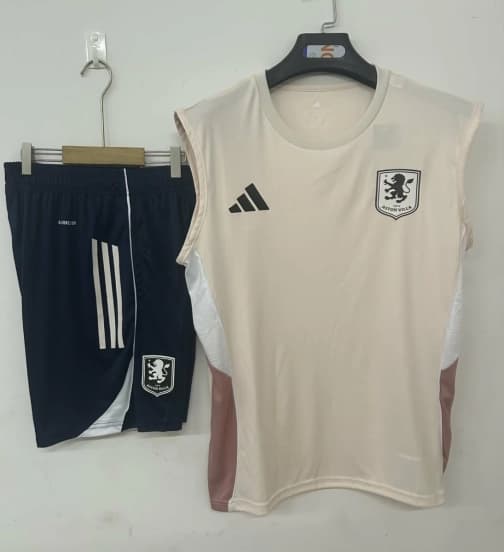 25/26 Aston Villa Vest Jersey khaki+ Shorts — Aston Villa Football Club