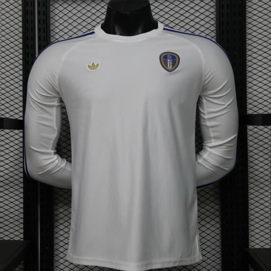 Player Version 25/26 Leeds United White Home Long Sleeve Jersey — Leeds United Football Club