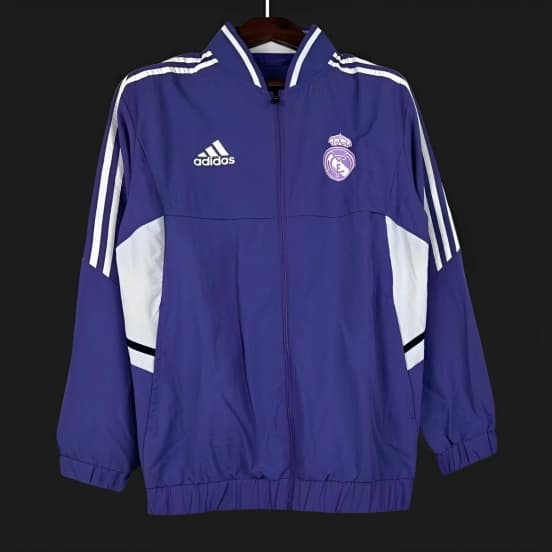 24/25 Real Madrid Blue Windbreaker — jersey