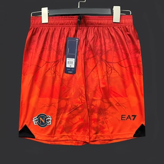 2025/26 Mens Napoli Halloween Orange Shorts — SSC Napoli
