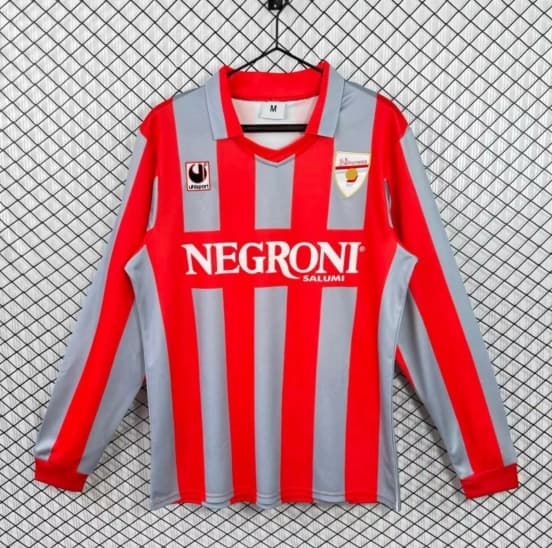 Retro 1995/96 US Cremonese Home Long Sleeve Jersey — Unione Sportiva Cremonese