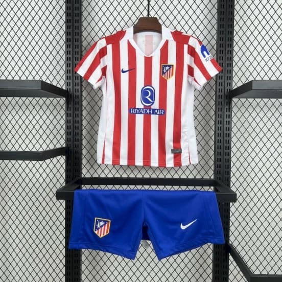 2025/26 Kids Atletico Madrid Home Jersey — Club Atlético de Madrid